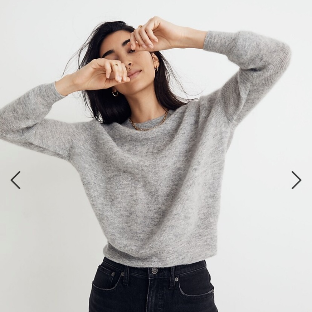 Madewell Elliston Crop Pullover Sweater